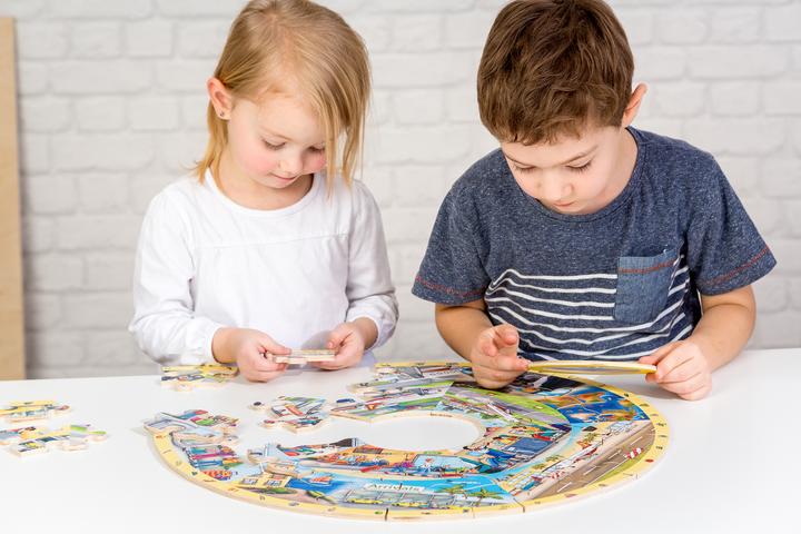 Image du produit Beleduc Puzzle éducatif XXL Aéroport (49 pièces)