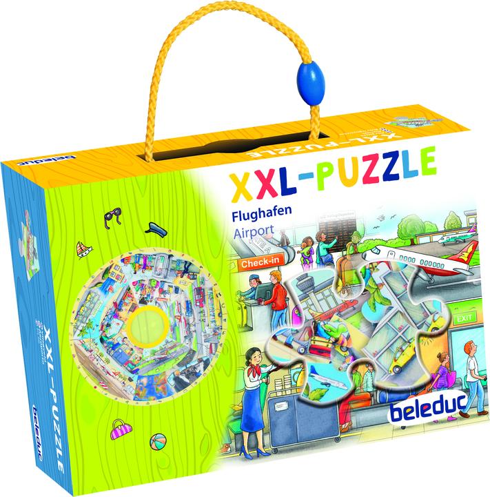Image du produit Beleduc Puzzle éducatif XXL Aéroport (49 pièces)