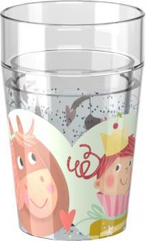 Produktbild Haba Glitzerbecher Prinzessin & Pferd