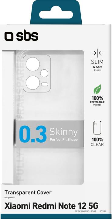 Actual product image SBS Cover (Xiaomi Redmi Note 12 5G)