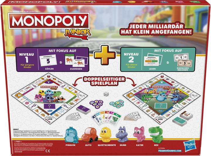 Actual product image Monopoly Junior 2 in 1 (German)