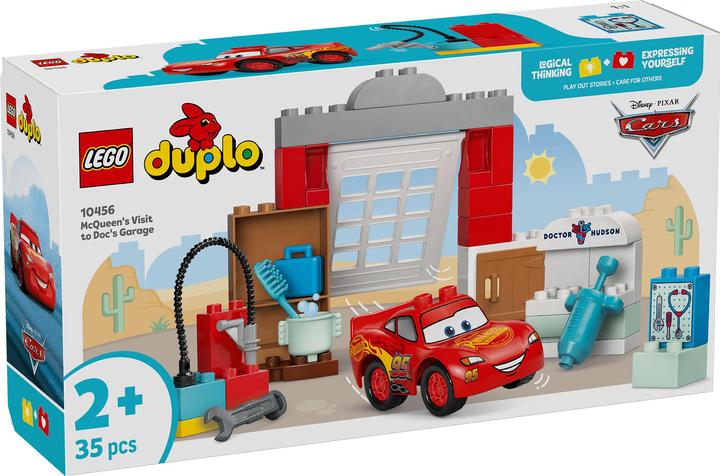 Actual product image LEGO McQueens Besuch in Docs Werkstatt (10456)
