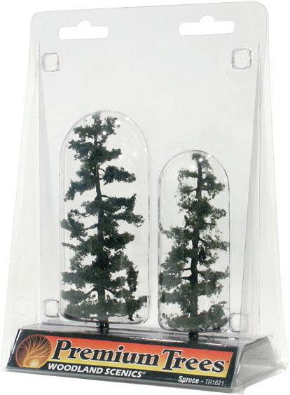 Produktbild Bachmann Trains 2 Fichten 12,5 cm u. 10 cm