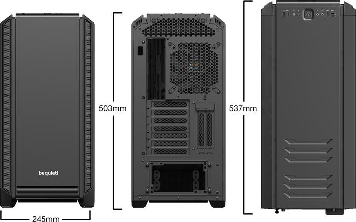 Immagine prodotto be quiet! Silent Base 601 (ATX, mATX, Mini-ITX, E-ATX)