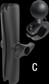 Immagine prodotto RAM Mounts Unpkd RAM Sing Swg Arm Tele