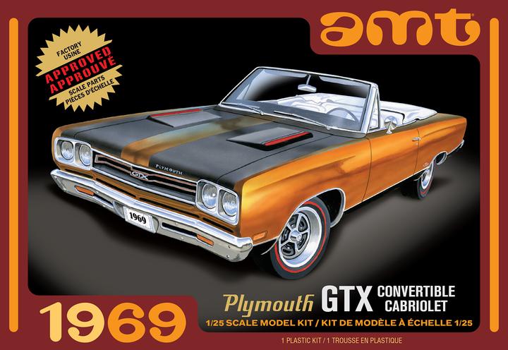 Actual product image AMT 1969 Plymouth GTX Convertible