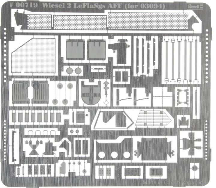 Actual product image Revell Photoetched parts for 03094 (weasel)