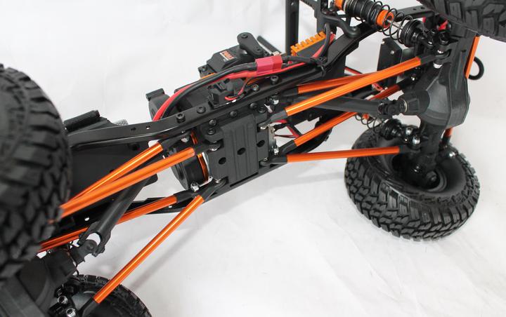 Image du produit DF-Models DF-4S Crawler 313 mm 2021 JYM Edition - ORANGE (RTR Prêt à fonctionner)