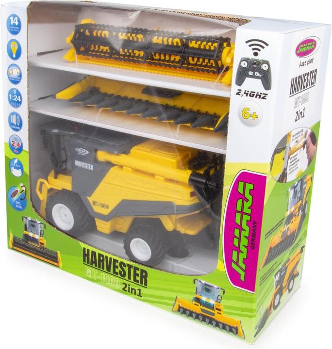 Immagine prodotto Jamara Mietitrebbia MT-1000 1:24 2.4GHz grano e mais con fumo e gioco del grano