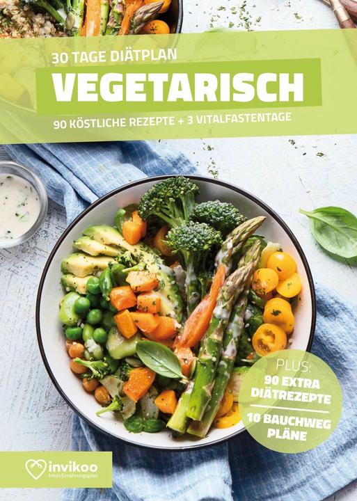 Produktbild Vegetarische Diät - Ernährungsplan zum Abnehmen für 30 Tage (Deutsch, Peter Kmiecik, 2020)