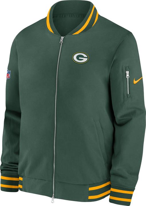 Nike Green Bay Packers Coach Bomber Jacket XL