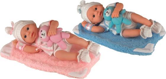 Actual product image happytoys New born Boy Soft Doll 30cm (504205)