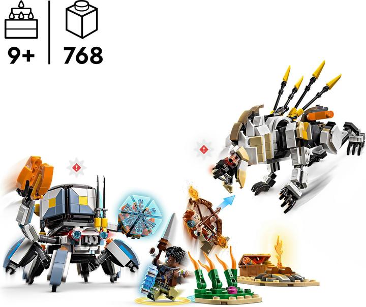 Productafbeelding LEGO Horizon Aloy And Varl vs Shell-Walker (77037, LEGO Horizon)