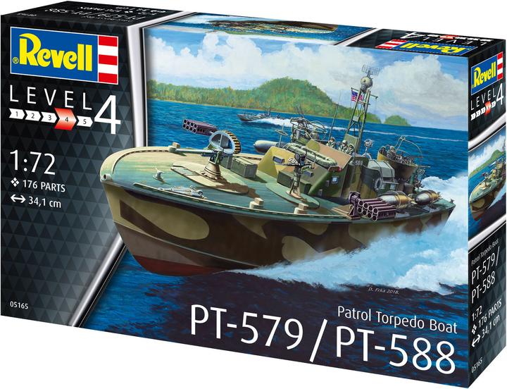 Actual product image Revell Patrol Torpedo Boat PT-588/PT-579 (late)