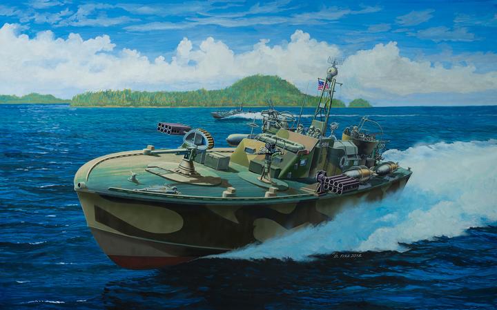 Actual product image Revell Patrol Torpedo Boat PT-588/PT-579 (late)