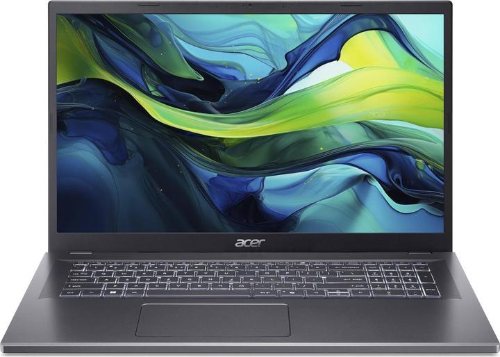 Actual product image Acer Aspire 17 (A17-51M-78QG) - International Keyboard (QWERTY) 17.3" Full-HD, IPS, Intel Core 7-150 (17.30", Intel Core 7 150U, 32 GB, 1000 GB, DE)