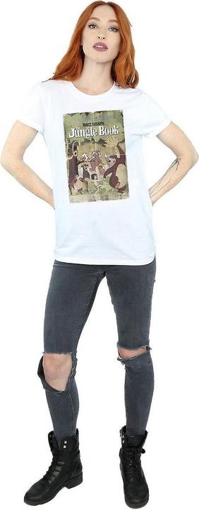 Image du produit Disney Femme/Les femmes - T-shirt boyfriend en coton avec affiche rétro (M)