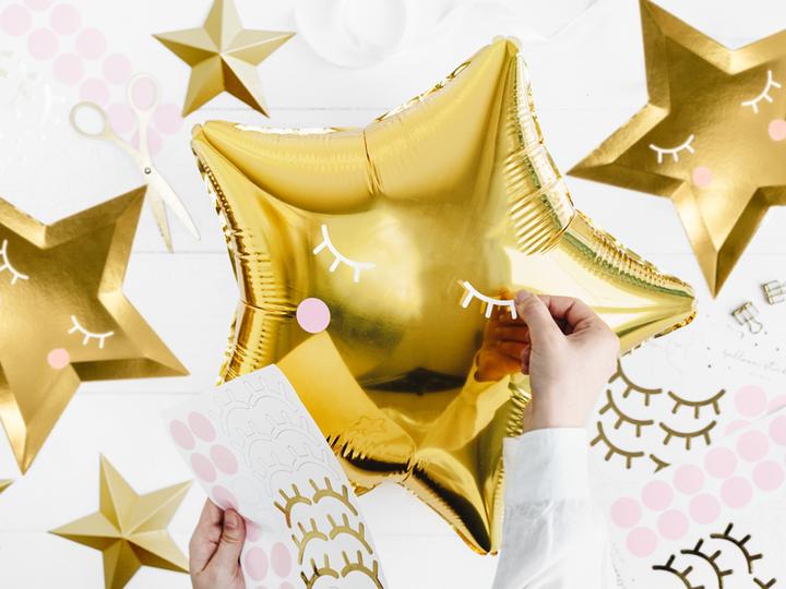 Produktbild Partydeco Sternballon Gold 48cm (1 x)
