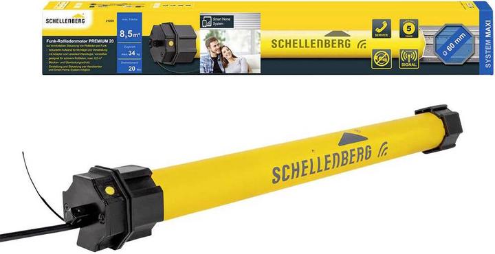 Produktbild Schellenberg Rohrmotor Funk Rolladenmotor PREMIUM 20Nm, Mini