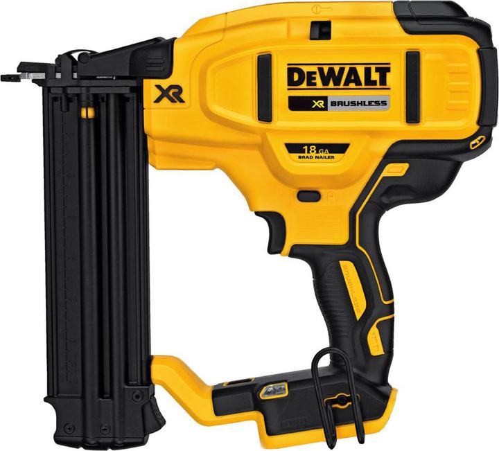 DeWalt Brad de Acabado sin escobillas XR 18V sin cargador/batería 18Ga para clavos de 1,25mm diámetr