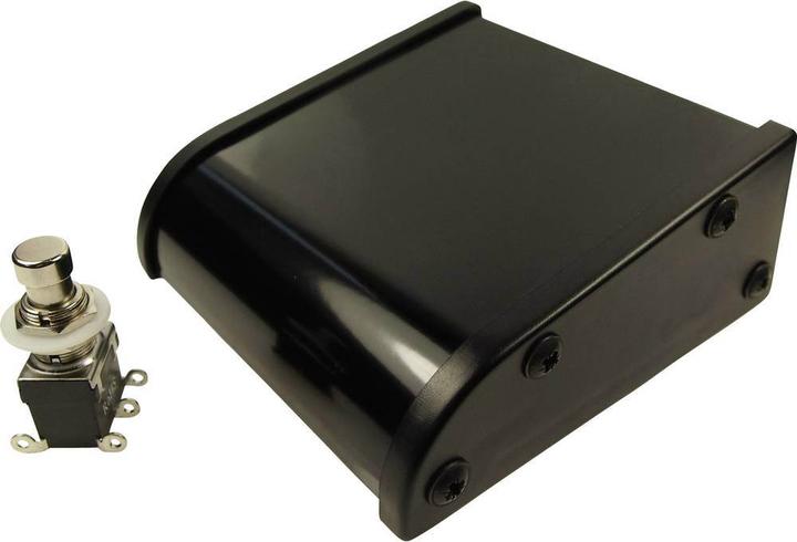 Actual product image Cliff Foot switch 250 V/AC 1 A 1 pedal Actuator curved 2 NO contacts 1 pc.