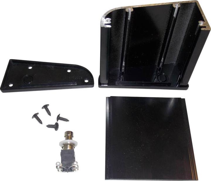 Actual product image Cliff Foot switch 250 V/AC 1 A 1 pedal Actuator curved 2 NO contacts 1 pc.