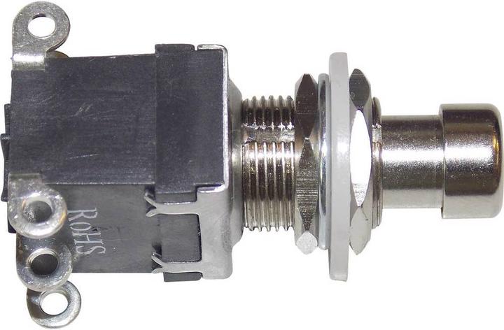 Actual product image Cliff Foot switch 250 V/AC 1 A 1 pedal Actuator curved 2 NO contacts 1 pc.