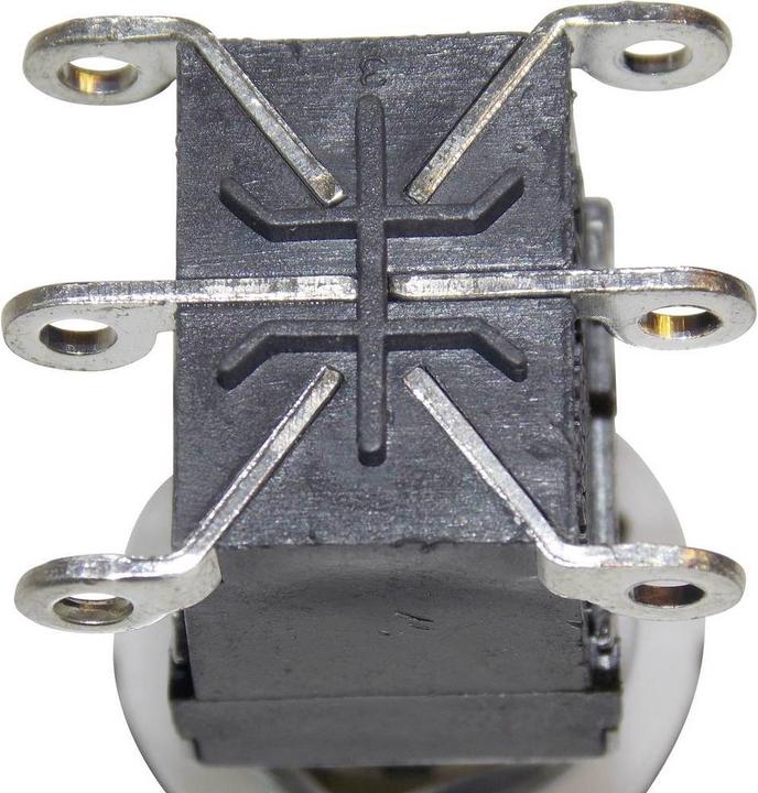 Actual product image Cliff Foot switch 250 V/AC 1 A 1 pedal Actuator curved 2 NO contacts 1 pc.