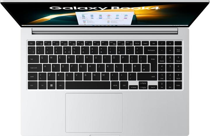 Image du produit Samsung Galaxy Book4 - 15,6 pouces i5-120U 16 Go 512 Go W11H Platinum Silver (15.60", Intel Core 5 120U, 16 Go, 512 Go, DE)