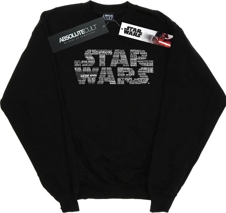Immagine prodotto Star Wars Repeat Text Logo Felpa Uomo (XL)