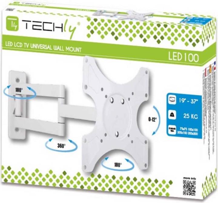 Actual product image Techly Clamp (Wall, 94", 25 kg)