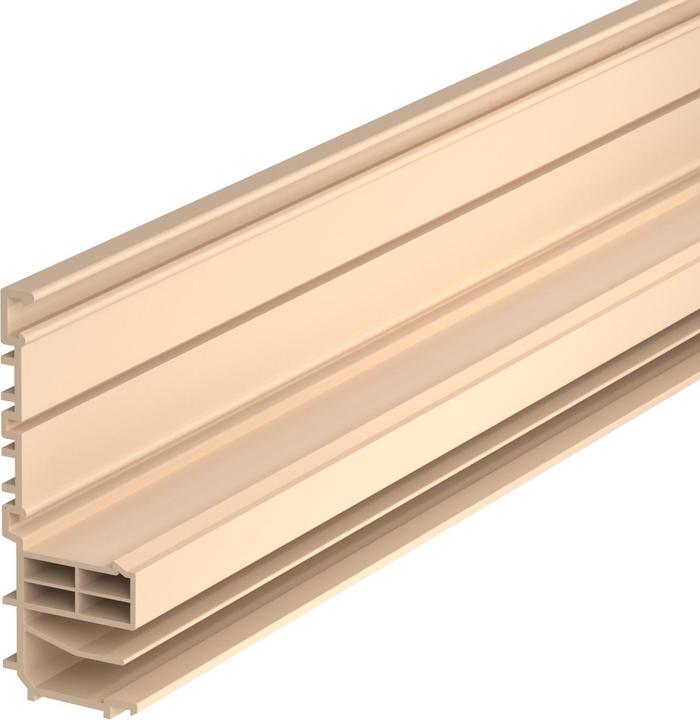 Produktbild OBO Bettermann Sockelleistenkanal RAUDUO Unterteil 6132205 (200 cm)