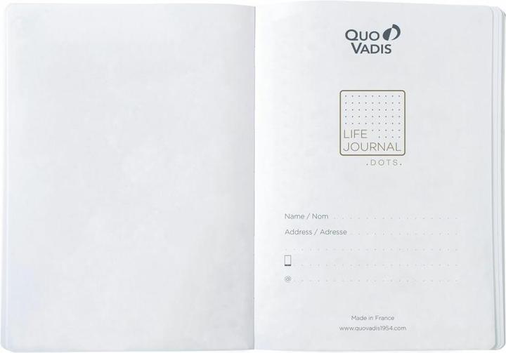 Actual product image Quo Vadis Notebook Life Journal 21 Dot (15 x 21 cm)