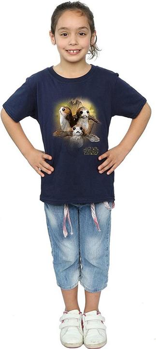 Image du produit Star Wars T-shirt en coton brossé Porg pour fille (152, 158)