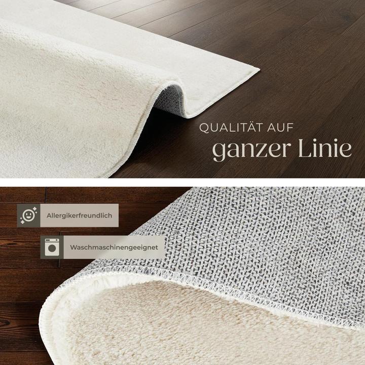 Produktbild tectake Kurzflorteppich Soft Zone (200 x 290 cm)