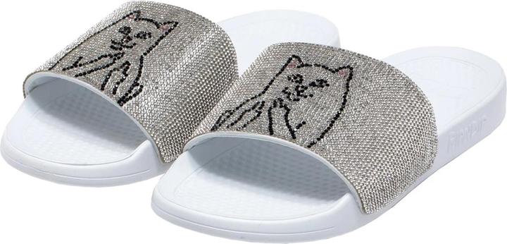 Produktbild RipnDip Lord Nermal Slides Rhinestone White (43)