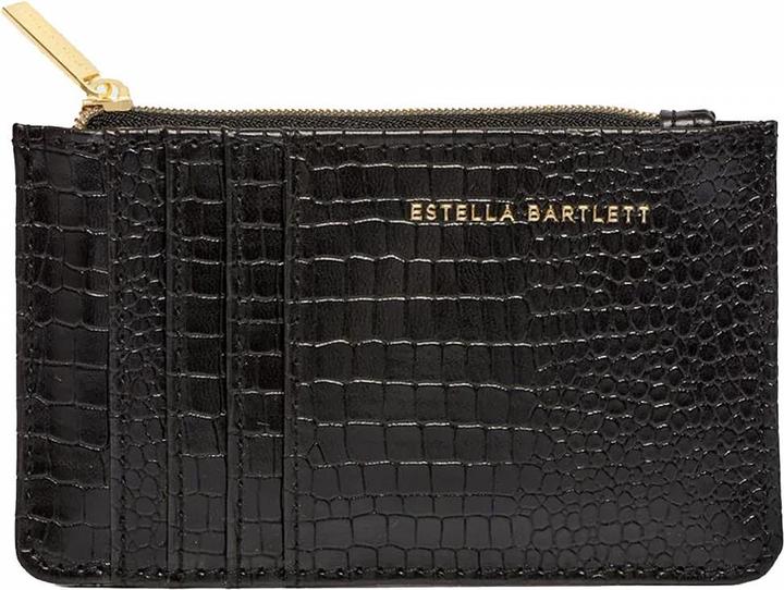 Actual product image Estella Bartlett Croco black card holder