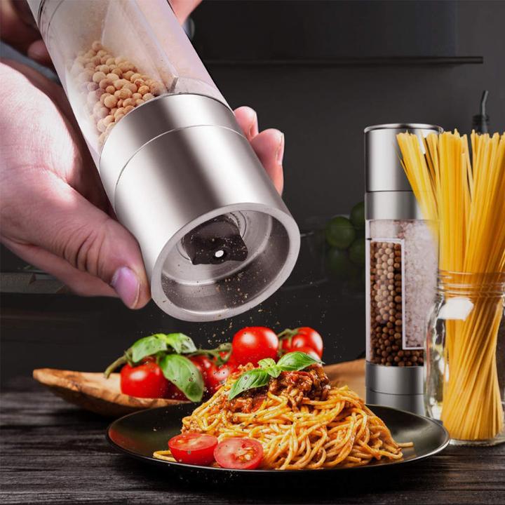 Produktbild Hermex Mühle Duo Pfeffermühle Kombi Salz- und Pfeffermühle Gewürzmühle 2in1 (Pfeffer, Salz)