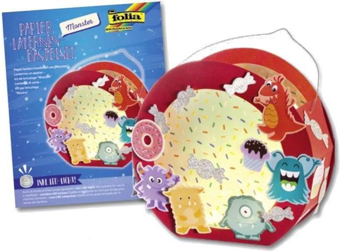 Produktbild Folia Laternen-Bastelset Monster