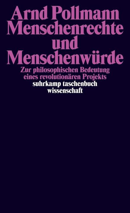 Produktbild Menschenrechte und Menschenwürde (Deutsch, Arnd Pollmann, 2022)