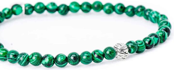 Actual product image Balibay Muaz (20 cm, 925 Sterling silver, Gemstone, Malachite)
