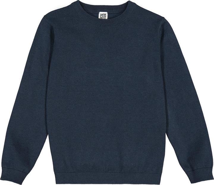 La Redoute Collections Feinstrickpullover mit rundem Ausschnitt