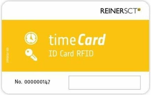 Actual product image ReinerSCT timeCard Premium Card MIFARE DESFire EV2