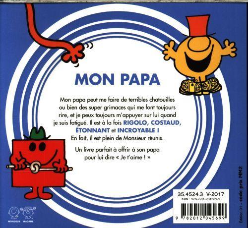Produktbild Les Monsieur Madame: mon papa (Französisch, Hargreaves Roger, 2017)