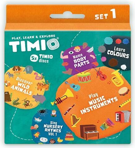 Actual product image Timio Audio Disc Set 1 (French, Italian, German, Dutch, Portuguese, Multilingual, Spanish, English, Chinese)