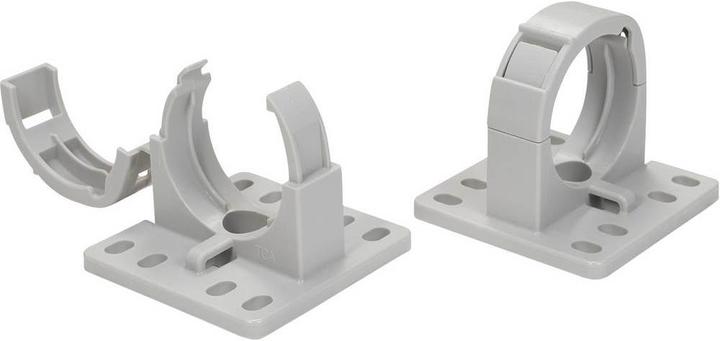 Image du produit HellermannTyton Support de tuyau Support de tuyau ondulé IWS vissable pour tuyaux ondulés, NW 29 (Conduit, 4.63 cm)
