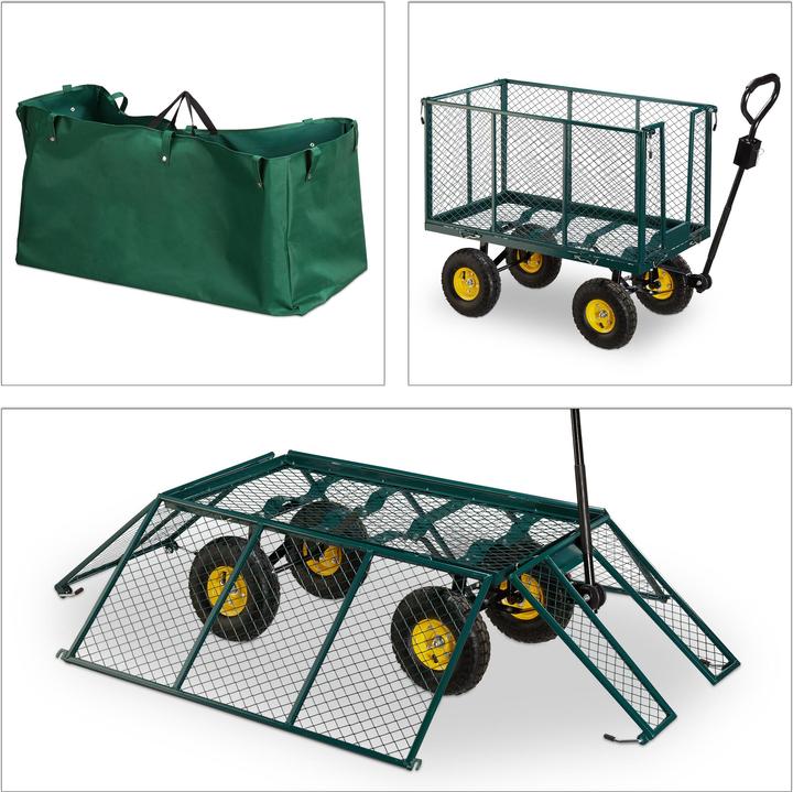Actual product image Relaxdays Large Cargo Cart