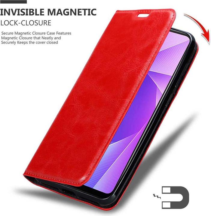 Actual product image Cadorabo Book Invisible Magnet Cover (Vivo V11i)