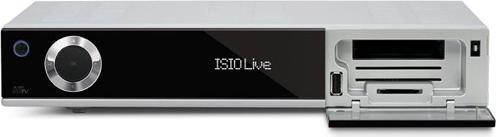 Actual product image TechniSat DIGIT ISIO S1, HDTV satellite receiver, HbbTV, silver (DVB-S, DVB-S2)