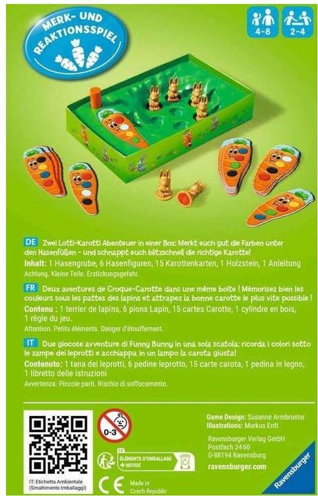 Immagine prodotto Ravensburger Lotti Carotti (Italiano, Francese, Tedesco)